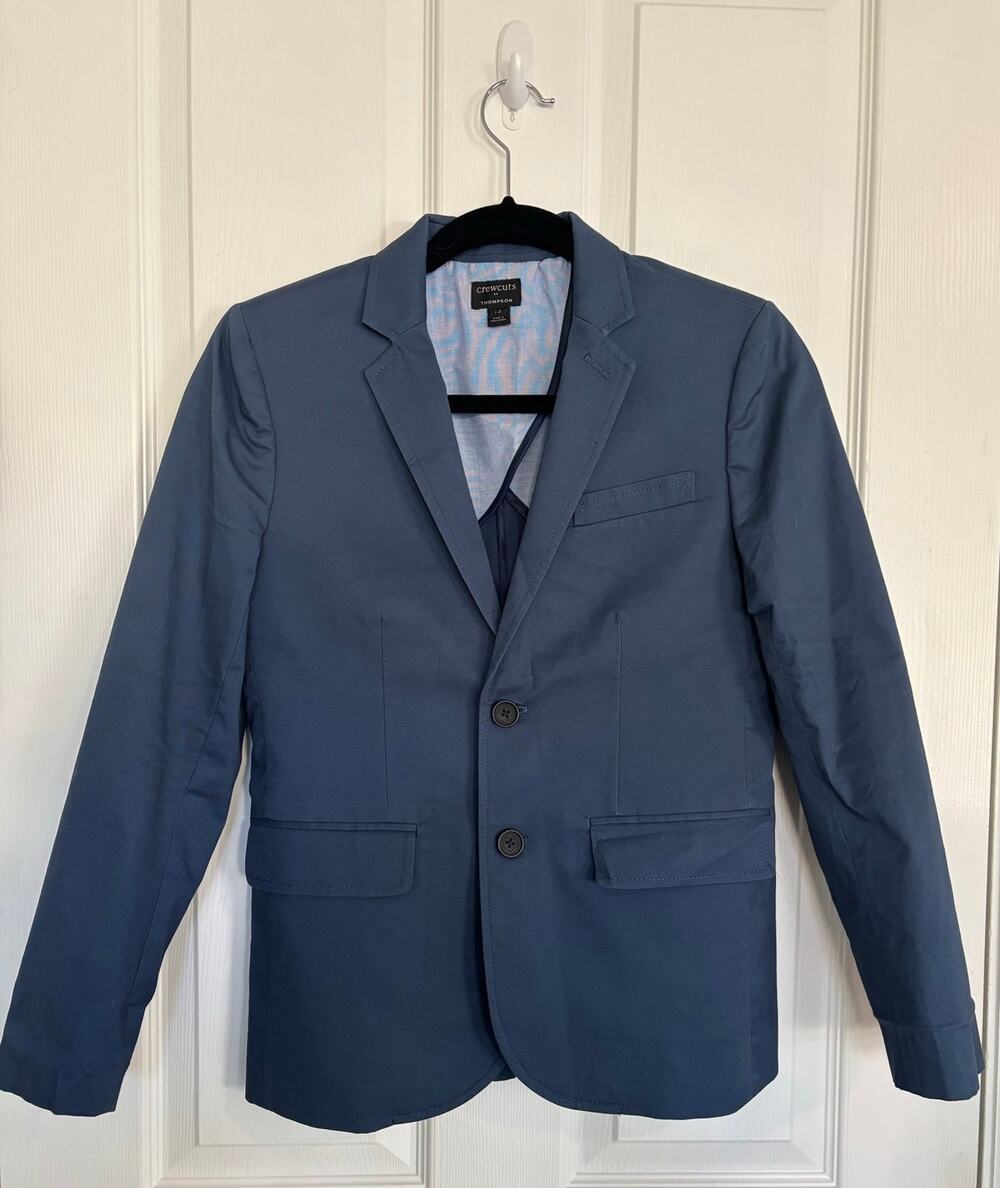 Crewcuts Thompson Boys Blazer Size 12 Boys Blue Jacket